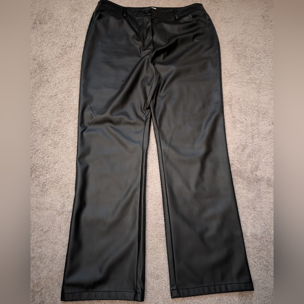 ❤️4/$60 Topshop Black Faux Leather Trousers ❤️ 4 For $60❤️
